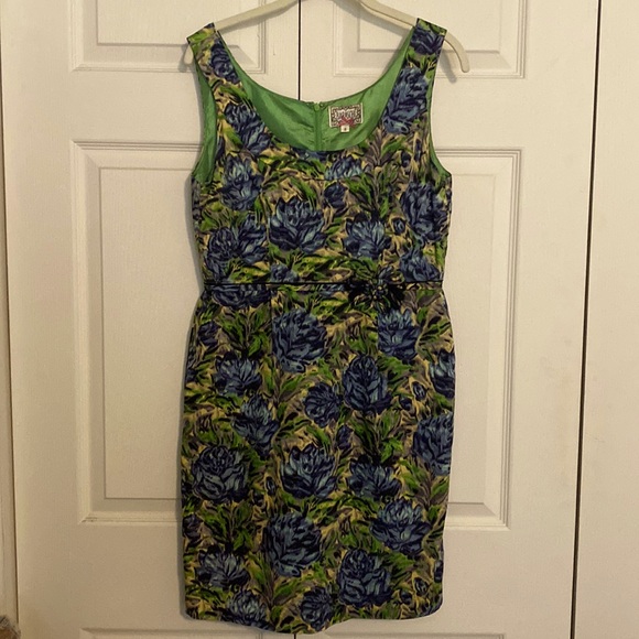 Yoana Baraschi Dresses & Skirts - 💚💙 Anthropologie Baraschi Vintage Style Dress 💙💚